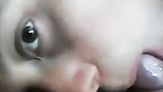 Desi masala sex clip of Indian aunt swallowing cum after oral pleasure